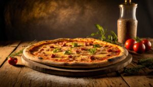 vecteezy copy space image of pizza margherita on wooden background 48439620 optimized