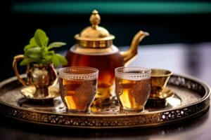 vecteezy traditional moroccan tea set with decorative teapots 33029737 optimized